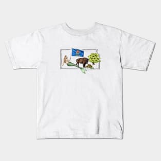 Kansas Mermaid Kids T-Shirt